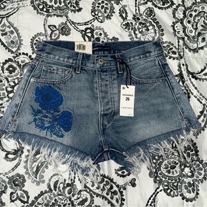 Levi's High Rise Cutoff Shorts Size 26